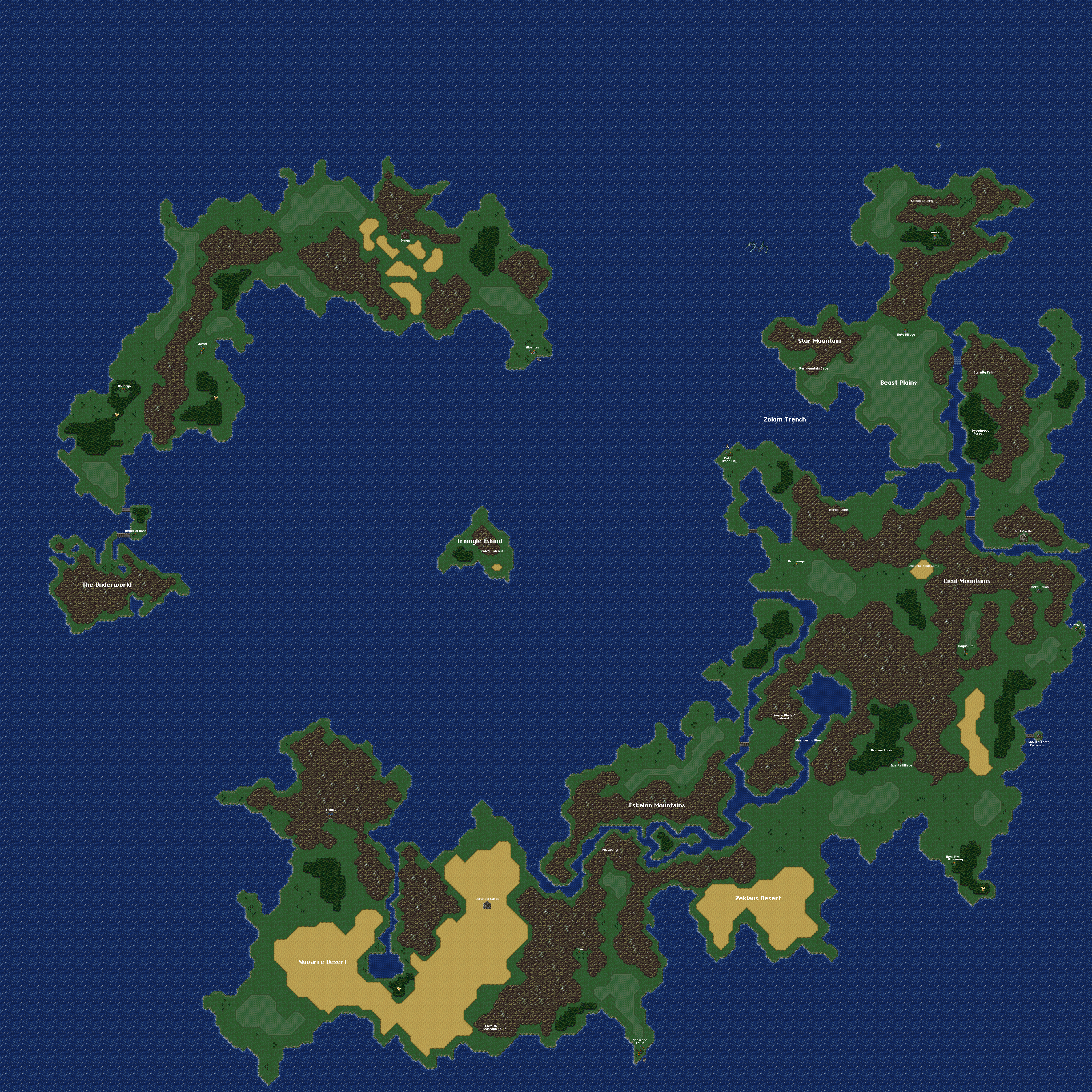 World of Balance map